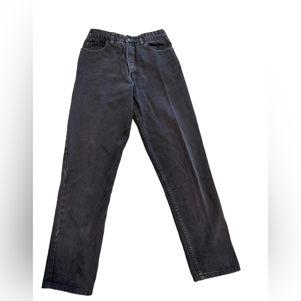 Vintage Georges Marciano for Guess USA Jeans Sz 31 Tapered Ankle 80s black Denim
